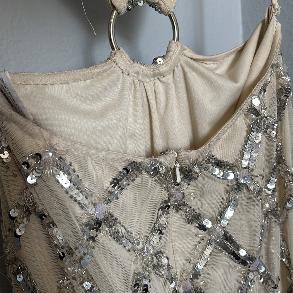 Embellished Cutout Gown - Picture 7 of 7
